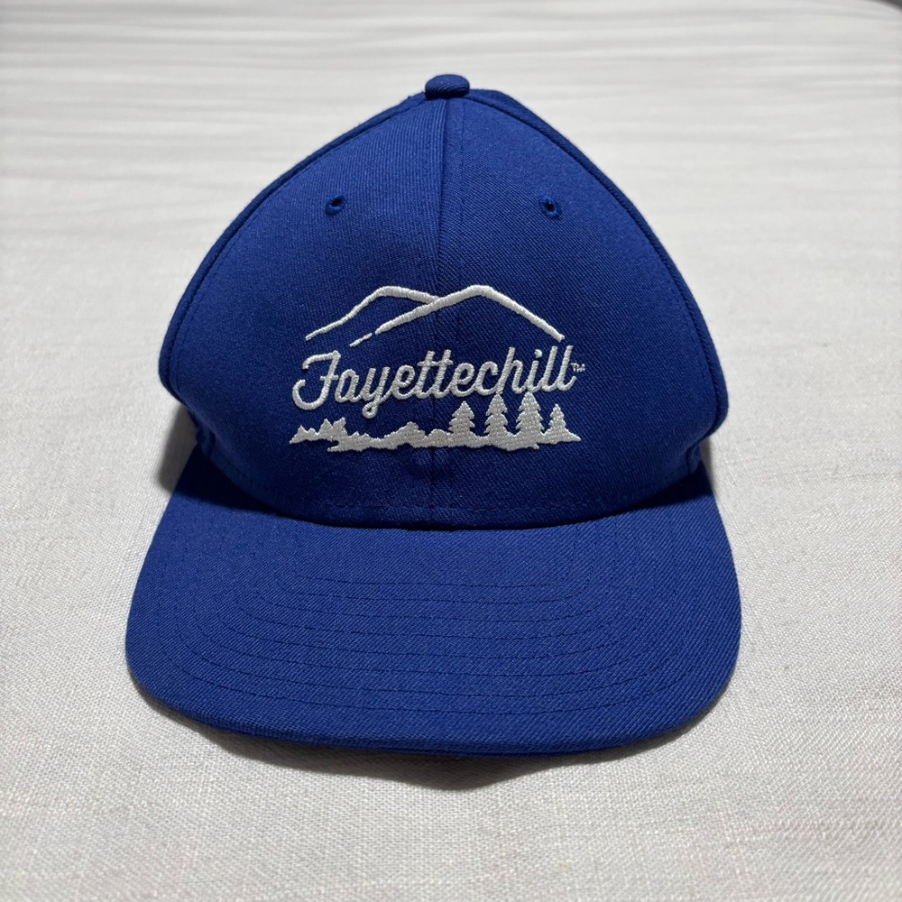 Fayettechill Mountain Co. Blue Snapback Hat
